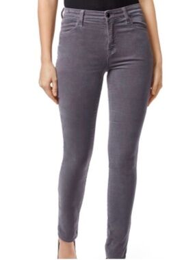 J Brand - mid rise crop brushed jeans - 26